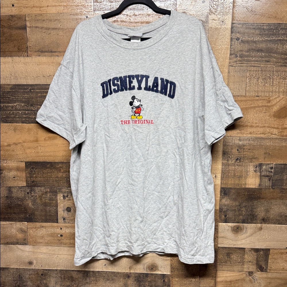 Disneyland Resort Gray Short Sleeve T-Shirt with Mickey Mouse Unisex XXL